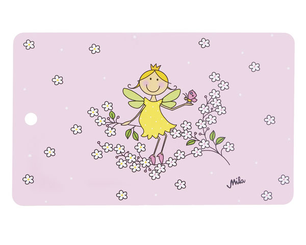 Mila Elfentraum - Resopal Frühstücksbrettchen mit Loch zum Aufhängen