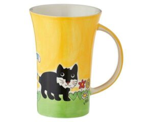 Mila Kater Kasimir Coffee Pot 500 ml Tasse - Henkelbecher - Keramik - großer Becher Katze
