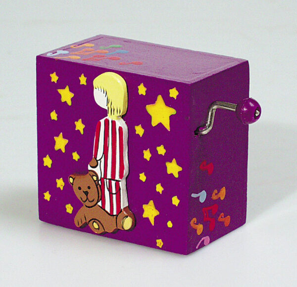 Kinder Drehorgel Spieluhr in Holzbox - Melodie für Elise - Mini Musik Box mit Handkurbel 03653