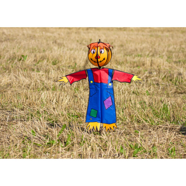 Windspiel Vogelscheuche Gartenstecker UV-beständig und wetterfest - Kugelwindspiel Billy