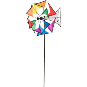 HQ Windspiel Mini Duett - doppeltes Windrad - Windmühle 360 ° drehend