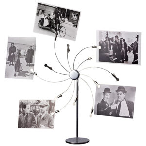Memo- Foto- und Kartenhalter Ständer mit 12 Fotoclips