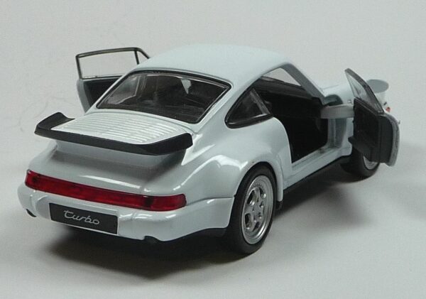 Modellauto Porsche 964 Turbo, Spritzguss, 1:37, L= 11,5 mit Rückzugsmotor – Bild 5