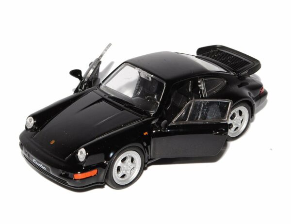 Modellauto Porsche 964 Turbo, Spritzguss, 1:37, L= 11,5 mit Rückzugsmotor – Bild 2