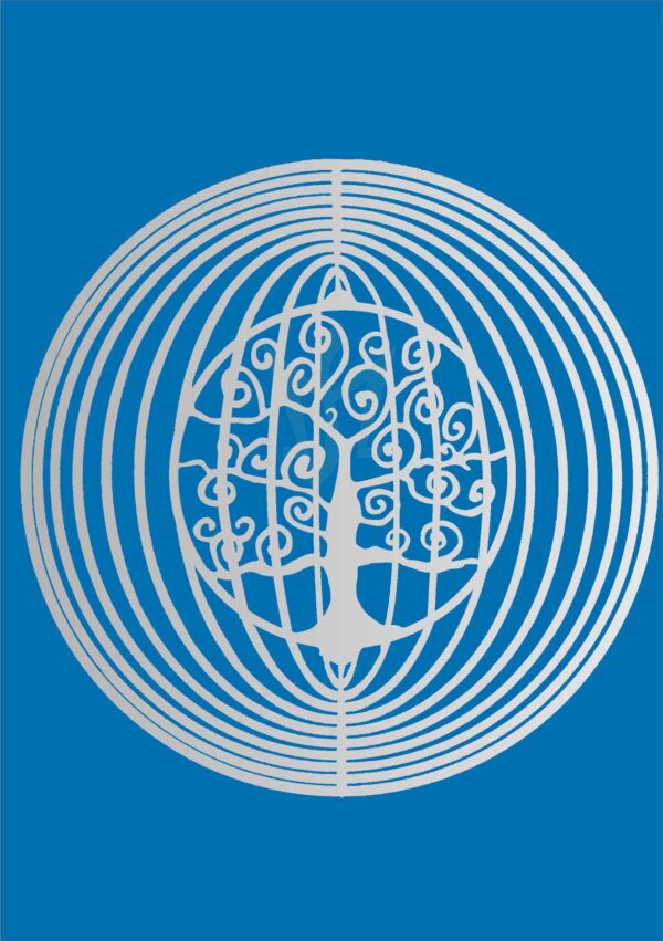 Spirale Lebensbaum Edelstahlspirale Ringe Mobile mit Symbol 12962