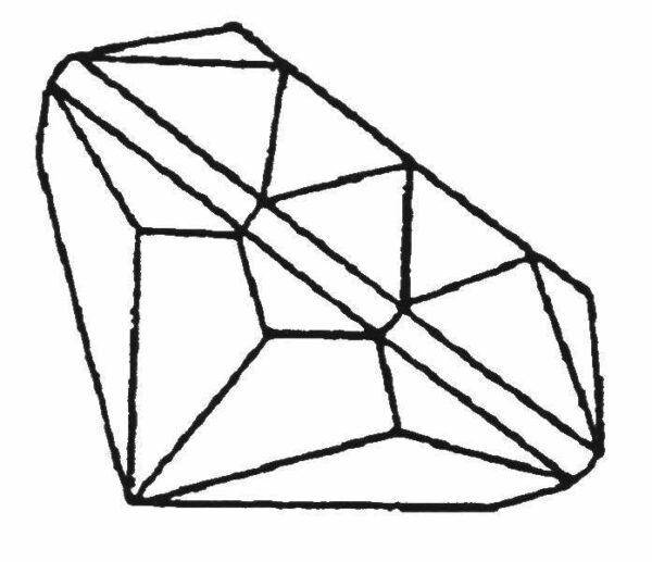 Piktogramm Diamant Kristallglas - Kristalldiamant - Kristall Diamant - Crystal