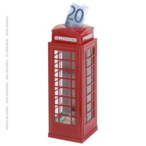 Spardose Telefonzelle London - Englische Sparbüchse Sparschwein Geldgeschenk Telefonkasse