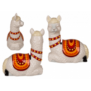 Spardose Lama Alpaka Sparbüchse Keramik - Dekoration Geldgeschenk