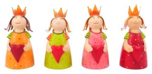 Zaunhocker Prinzessin 218461 Zaunhocker Pfosten Pfahl Handarbeit Prinzessin Engel Deko Metall