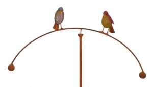 Windspiel Vogel Balancer - Vogelwippe - Gartenpendel Vogelpärchen