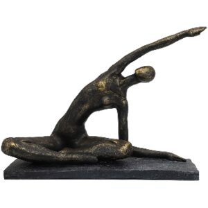 Yoga Skulptur Seated Side Bend Pose - Yoga Sitzende Pose Skulptur Hilda