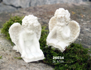 Glasfigur in Geschenkbox Engel Schutzengel