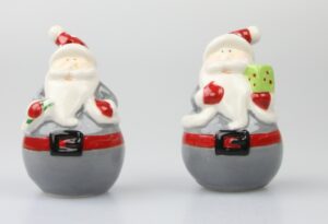 Weihnachtsmann Salz- und Pfefferstreuer Niko - Santa Gewürzstreuer aus Keramik