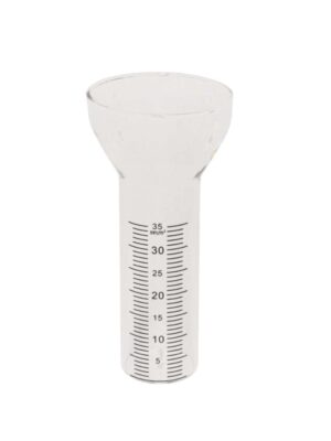 Ersatzglas Regenmesser Glaszylinder, Kolbendurchmesser 4,6cm