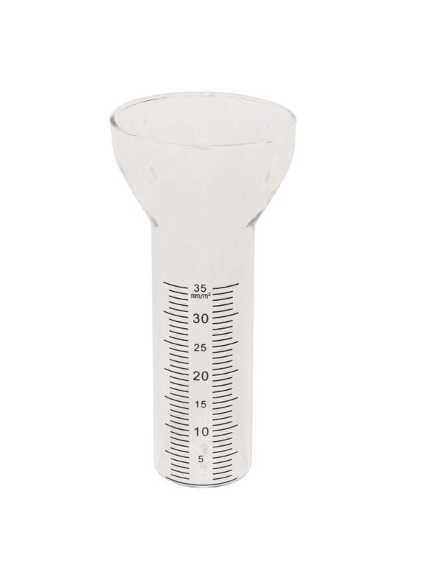 Ersatzglas Regenmesser Glaszylinder, Kolbendurchmesser 4,7cm
