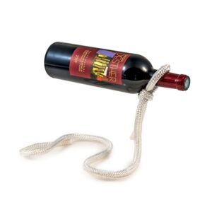 Flaschenhalter-Seil - Die schwebende Flasche - Seil als Weinflaschenhalter