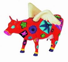 CowParade small Angelicow - Engel Kuh mit Flügel