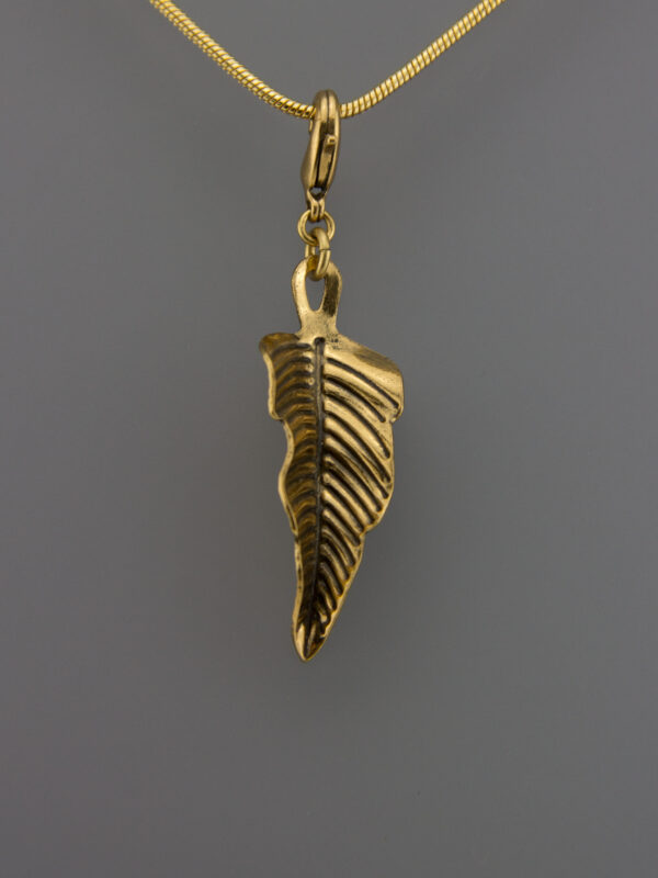 Pilgrim Blatt Anhänger - gold