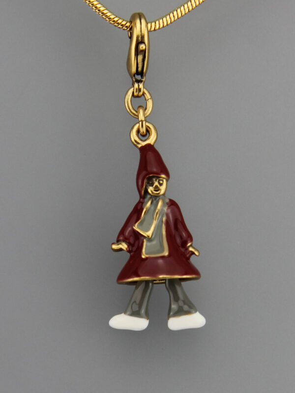 Pilgrim Figur Anhänger - gold