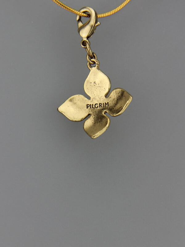 Pilgrim gewölbte Blume Anhänger - gold – Bild 2