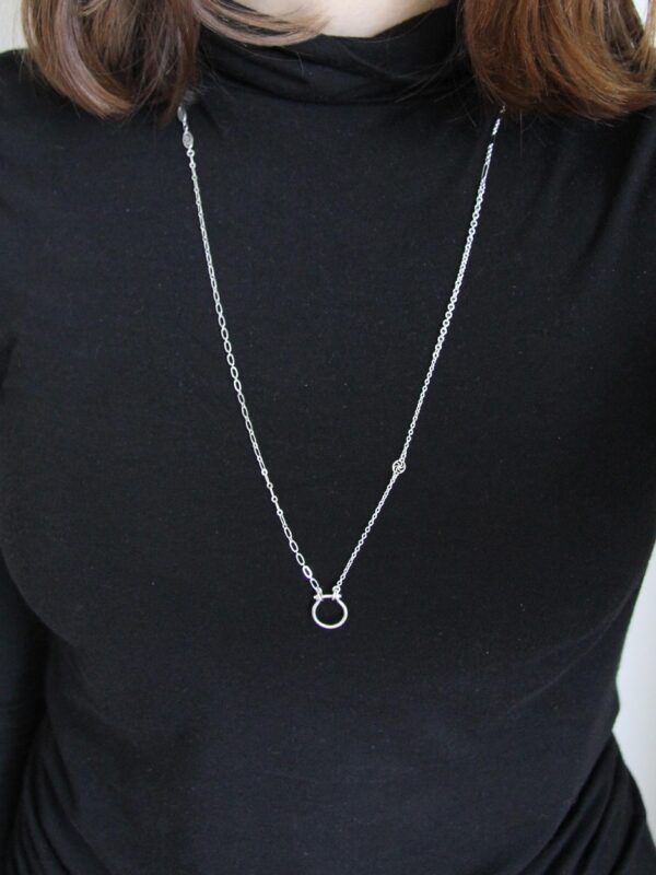 Pilgrim lange Kette Mustermix mit Charms Öse gold - mit Verlängerungskettchen – Bild 5