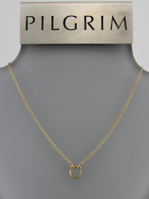 444991 Pilgrim Basic Kette große Öse gold + Verlängerungskettchen