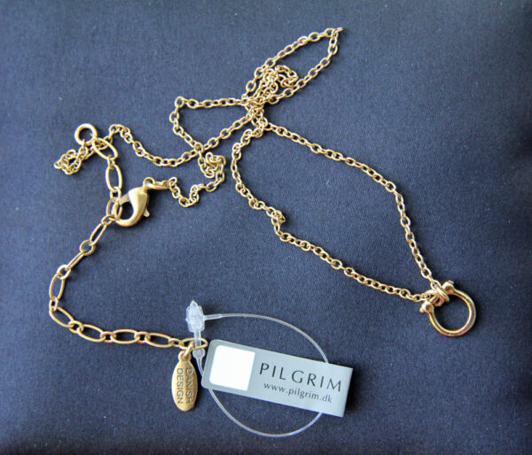 Pilgrim Basic Kette große Öse gold- mit Verlängerungskettchen – Bild 2