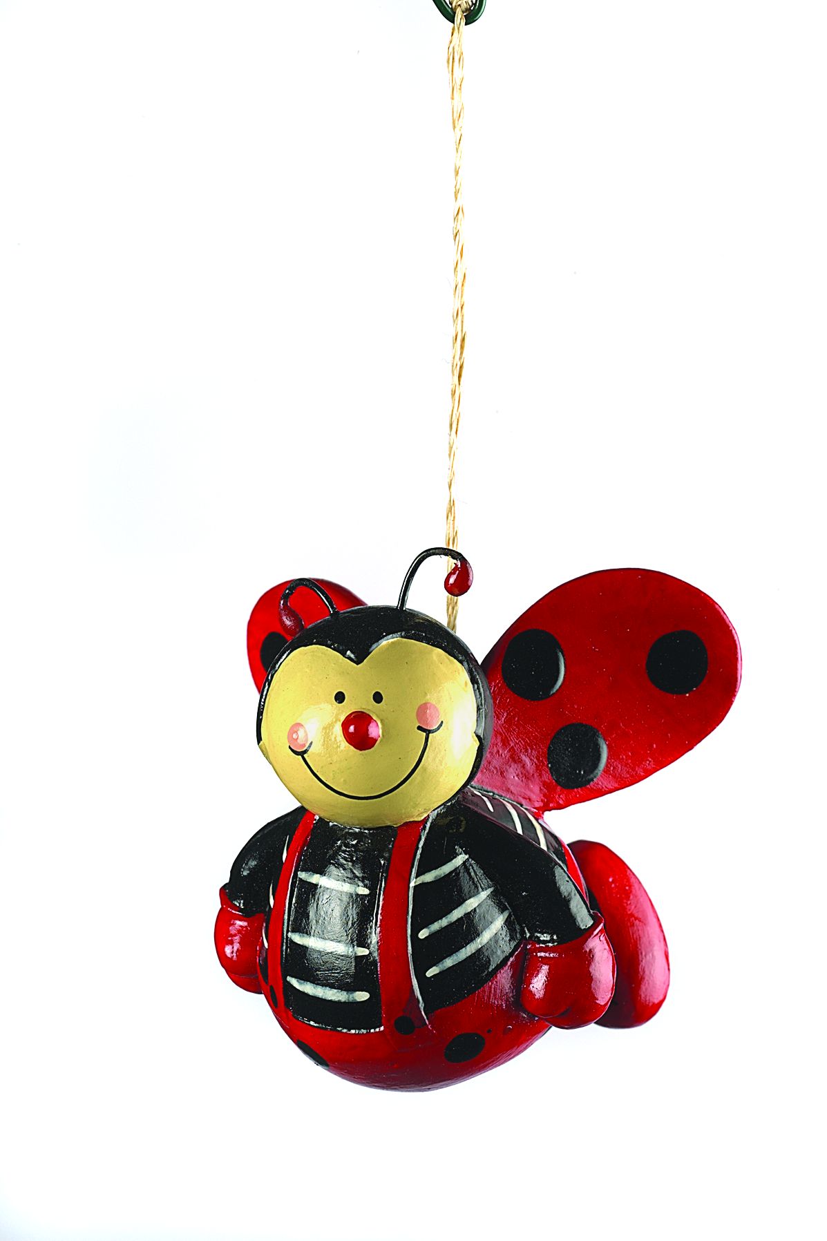 Ladybug Glücksbringer Marienkäfer zum aufhängen als Weihnachtsbaumschmuck 