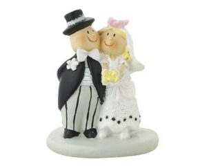 Mila mini Brautpaar Hochzeitspaar - Dekofigur Hochzeit Tortenfigur
