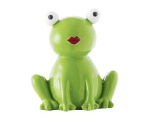 Mila Frosch Dekofigur - Kiss mee Froschmädchen in Geschenkbox