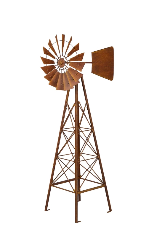 Windmühle Mallorca - XXL Windspiel Metallwindrad - Drehende