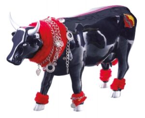 CowParade Large Haute Cowture große Mode Laufsteg Kuh - Haute Couture