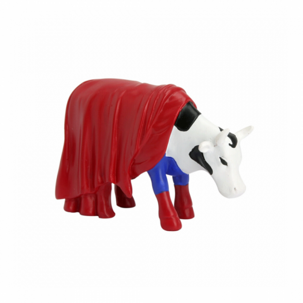 CowParade small Super Cow Mini Kuh - Superman