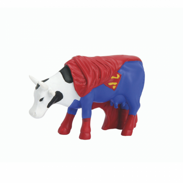 CowParade small Super Cow Mini Kuh - Superman.
