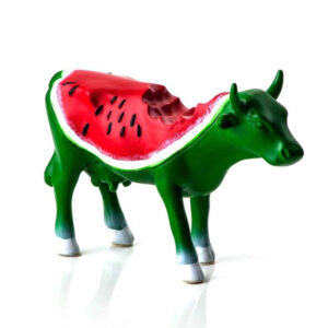 CowParade small Mini Kuh Water Melon Helen - Wassermelone