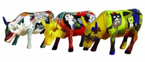 Cowparade Pablo Picasso Collectables Picowso Artpack Picowso’s School for the Arts, Picowso’s African Period, Picowso’s Moosicians 46602