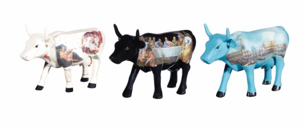 Cowparade Collectables Artpack Italia - 3 x small Cowparade - Sondergröße