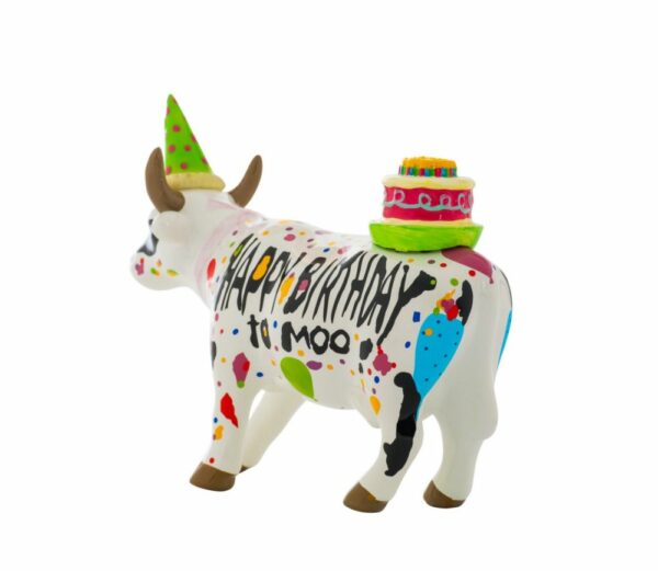 CowParade Happy Birthday to Moo ! Geburtstags Kuh mit Torte – Bild 4