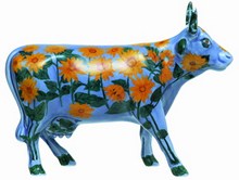 CowParade Moo-nay's Garden - mittlere Kuh / medium cow
