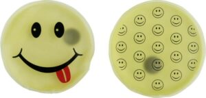 Taschenwärmer Smiley - Handwärmer Taschenheizkissen - lachendes Gesicht - 2er Set
