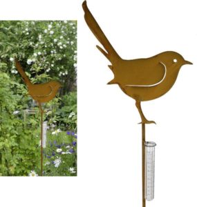 Stammdekoration Metall Vogel Silhouette Handcrafted Metal Garden Art