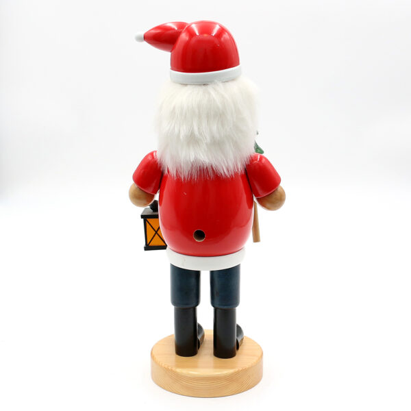 XL Räuchermännchen Weihnachtsmann mit Pfeife - rückseite