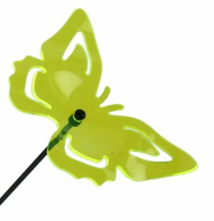fluoreszierende Gartenstecker Schmetterling Sonnenfänger - Lichtspiel Lichtfänger, Acryl