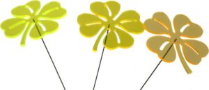 Gartenstecker Kleeblatt Sonnenfänger Lichtspiel Lichtfänger, Acryl