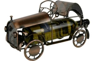 Flaschenhalter Oldtimer Auto Tischdeko Weinflaschenhalter Skulptur aus Metall