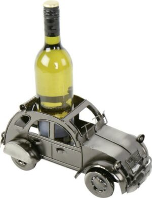 Flaschenhalter Auto Ente 2 CV - Weinflaschenhalter Skulptur Citroen 2CV - Metall