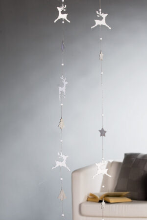 Elche Weihnachtsbaum oder Stern Girlande - Shabby Chic Weihnacht
