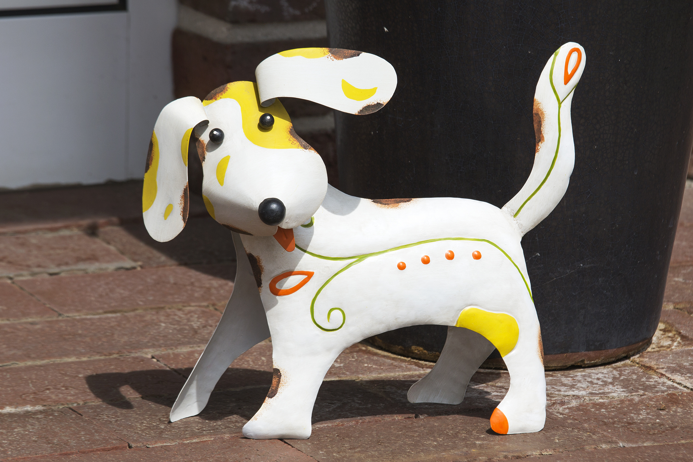 Gartenfigur Hund Bruno aus Metall Traumflug Online Shop Das