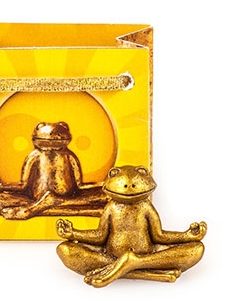 Yoga Frosch Mini 3 Stück  Meditation Entspannung Konzentration VERSANDKOSTENFREI 
