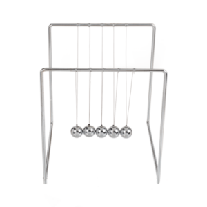 Tick Tock Kugelstoßpendel Newtons Wiege - Cradle Pendel Balance - Stresskiller 15 cm